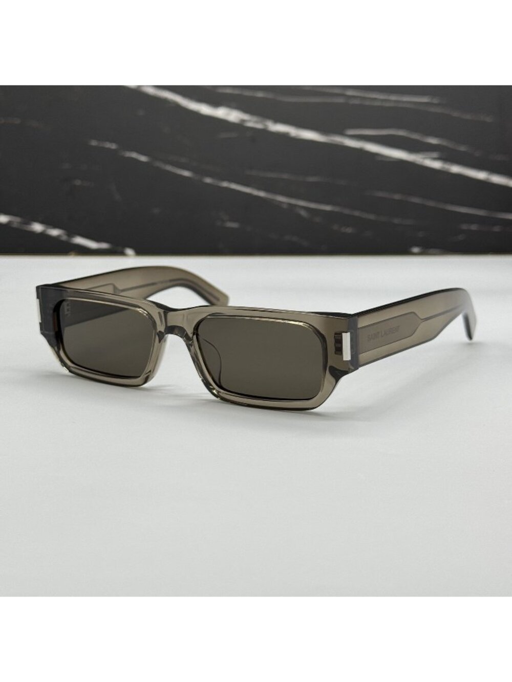 NWT Saint Laurent  SL660F 003 Unisex Square Sunglasses